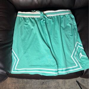 🔥 Nike Teal Jordan JUMPMAN Dri-FIT Basketball shorts MENS SZ XXL
